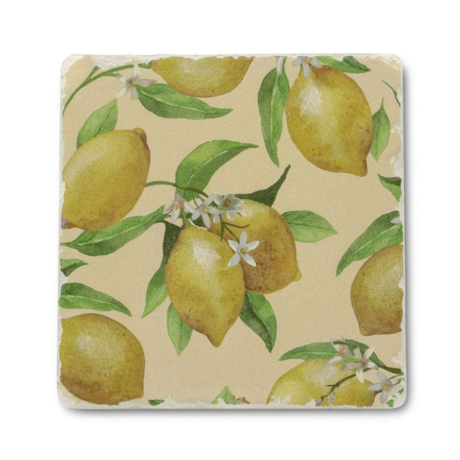 Entertaining * | Best Sale Mikasa Lemons Square Trivet