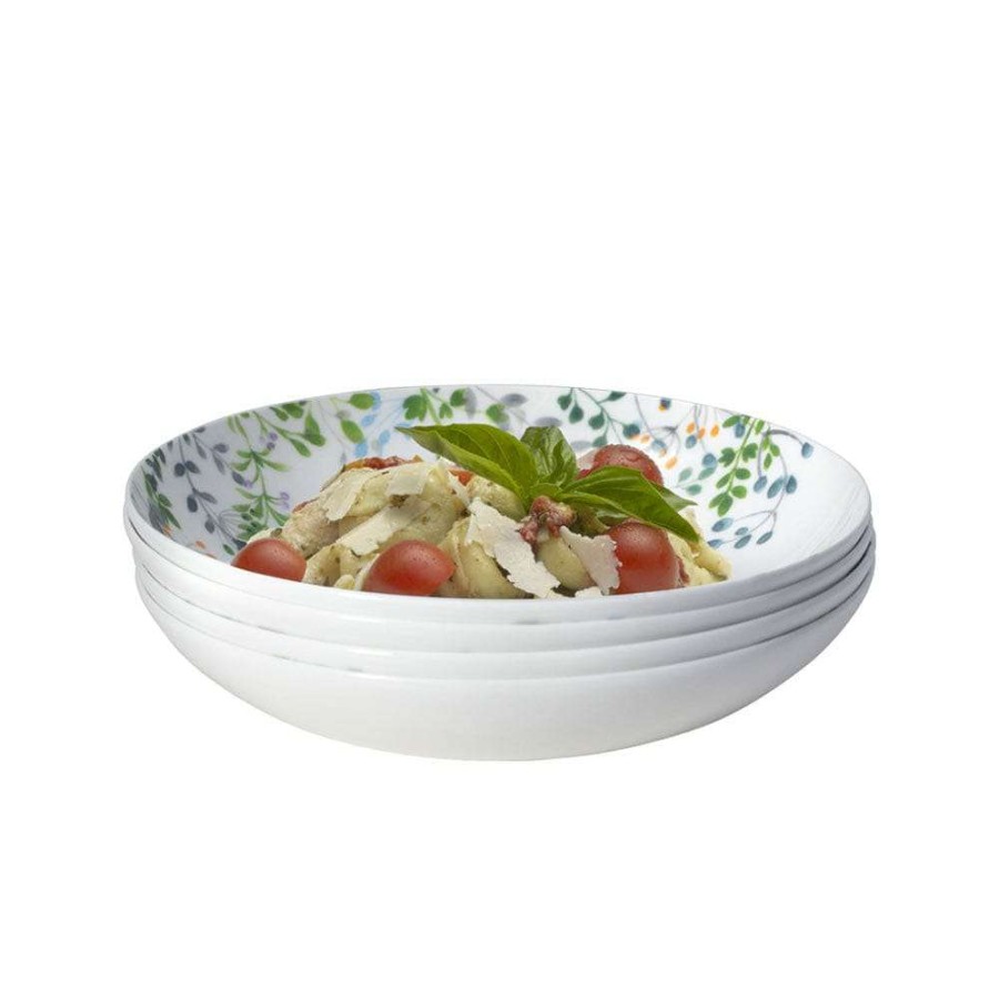 Bowls * | Flash Sale Mikasa Tivoli Garden Set Of 4 Pasta Bowls