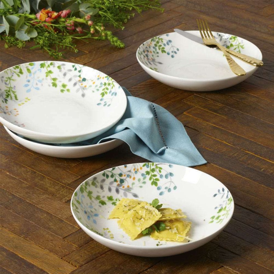 Bowls * | Flash Sale Mikasa Tivoli Garden Set Of 4 Pasta Bowls