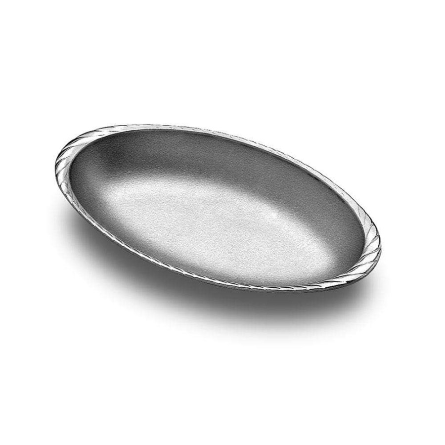 Entertaining * | Best Deal Wilton Armetale Gourmet Grillware Medium Oval Au Gratin