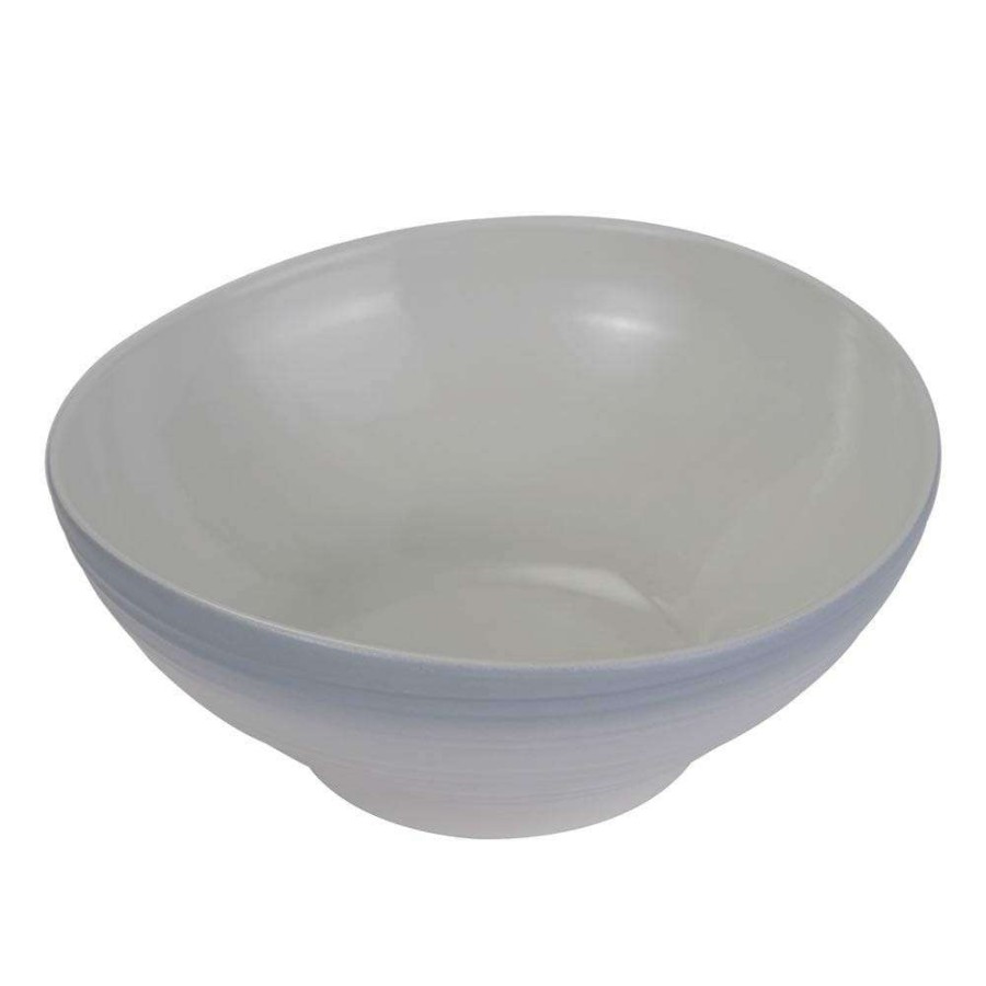 Bowls * | Flash Sale Mikasa Swirl Ombre Grey Vegetable Bowl