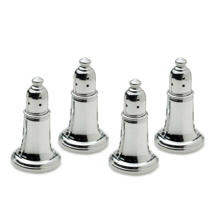 Accessories * | New Empire Silver Set Of 4 Pewter Salt And Pepper