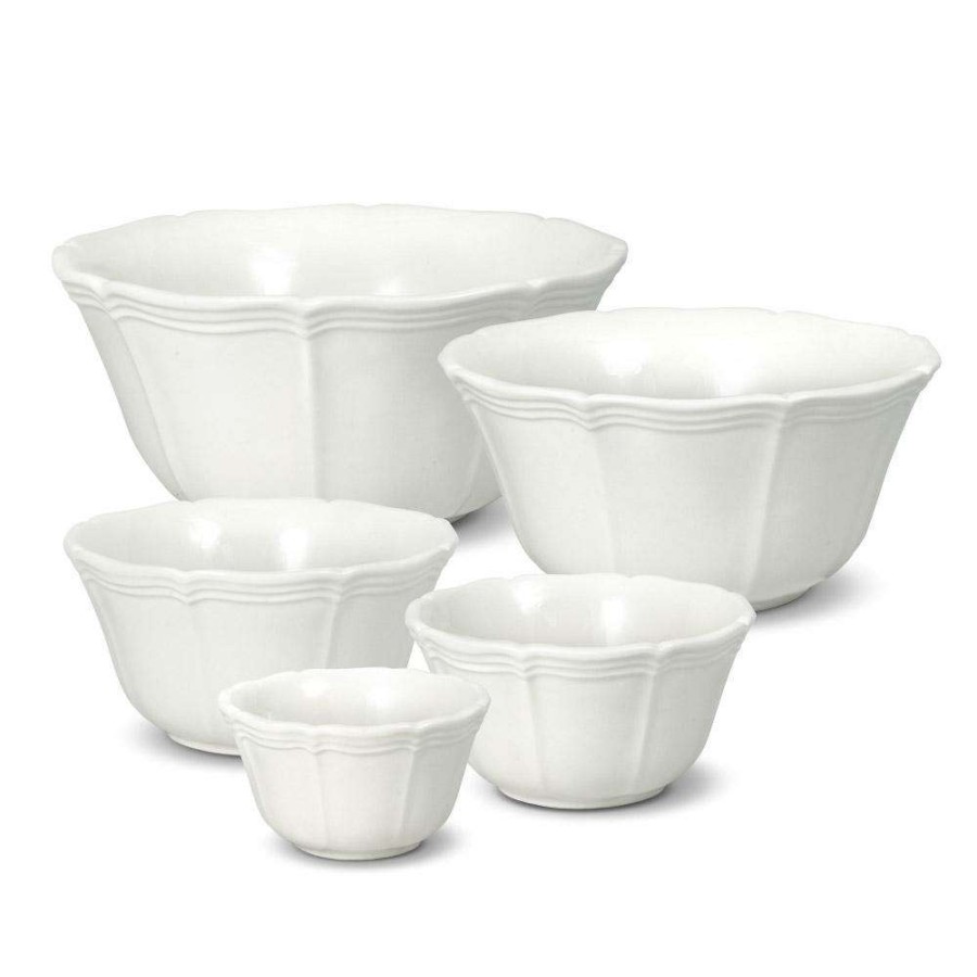 Accessories * | Cheapest Mikasa French Countryside Set Of 5 Stackable Bowls