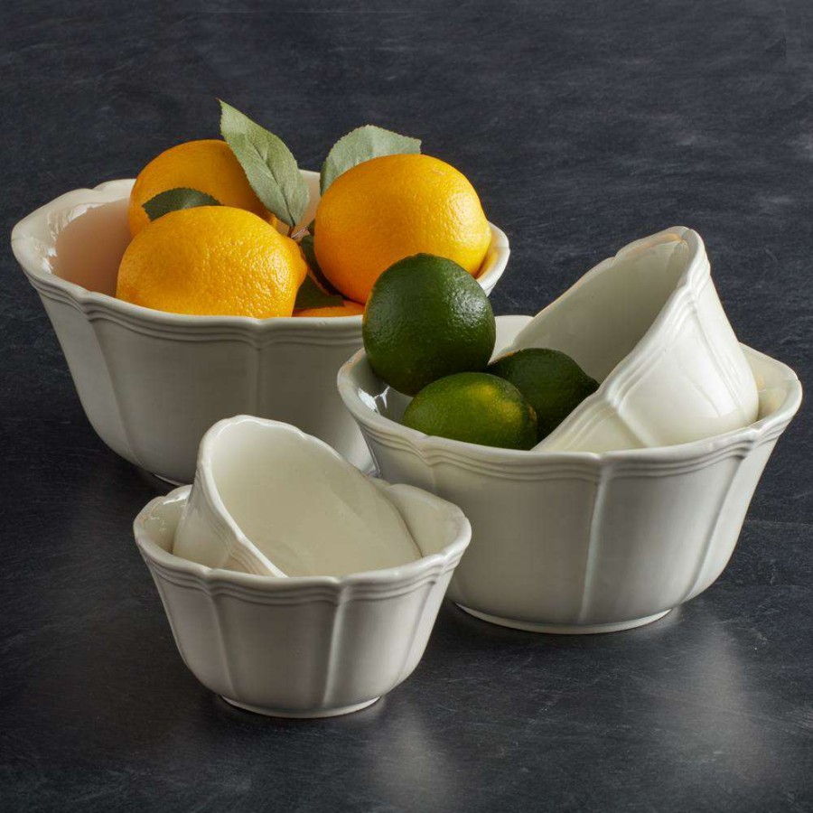 Accessories * | Cheapest Mikasa French Countryside Set Of 5 Stackable Bowls