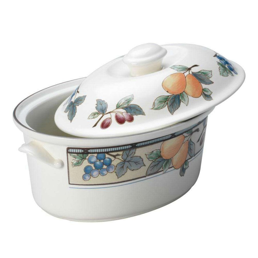 Accessories * | Hot Sale Mikasa Garden Harvest 2 Quart Covered Casserole