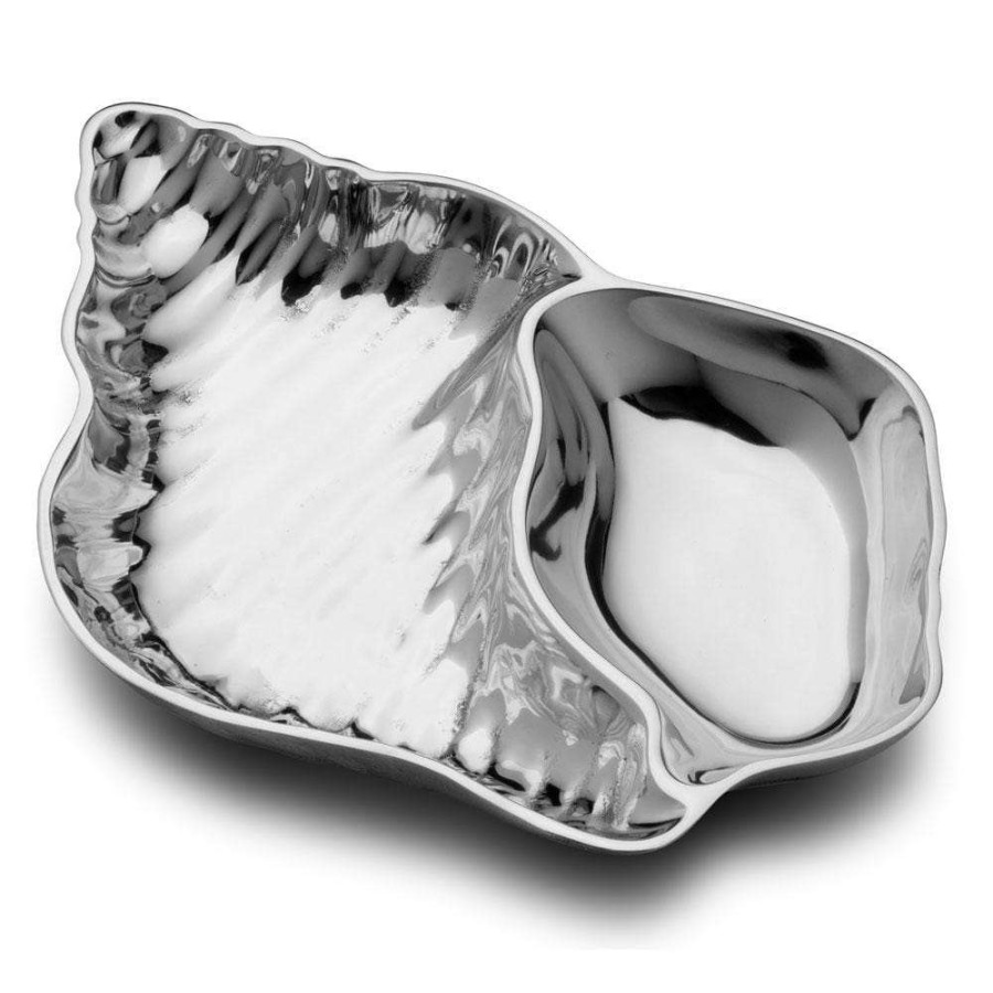 Entertaining * | Promo Wilton Armetale Shell Chip & Dip