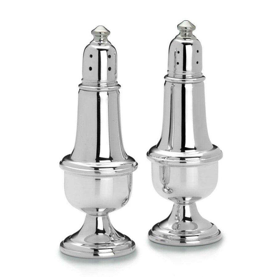 Accessories * | Best Sale Empire Silver Pewter Salt And Pepper Set