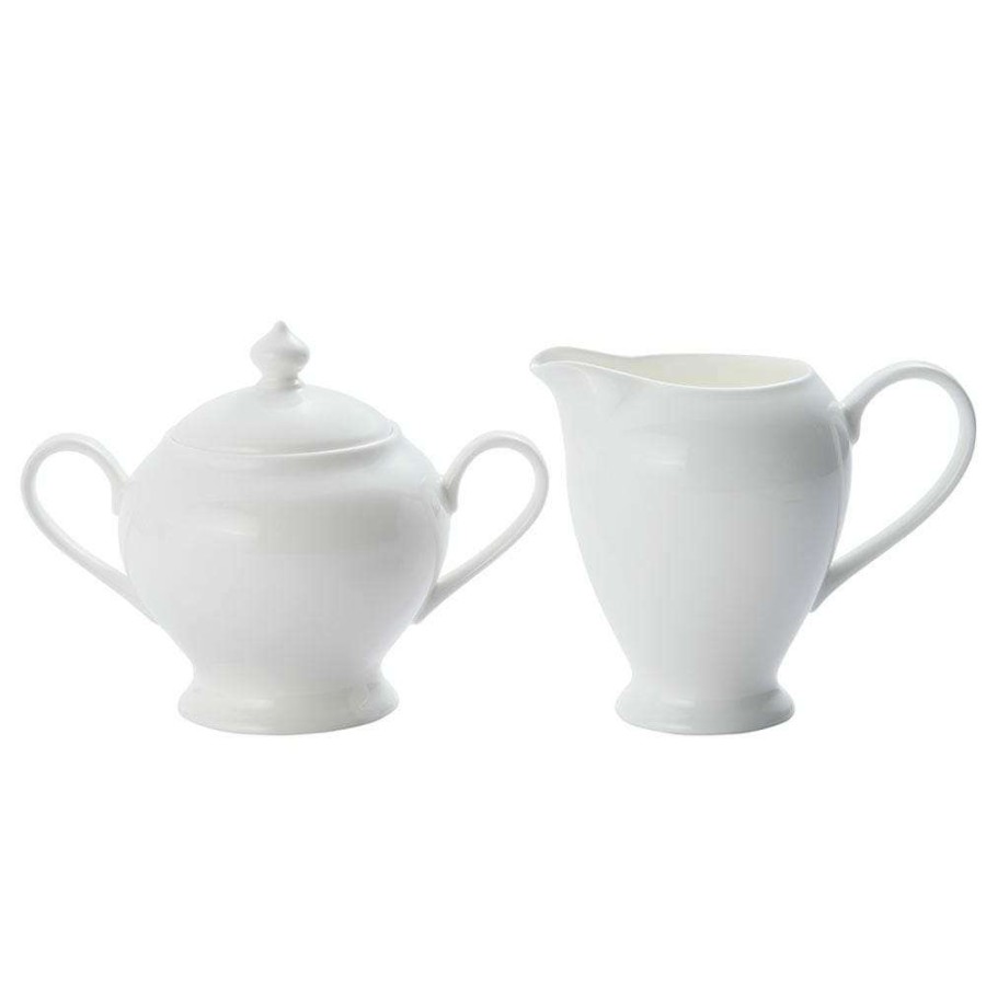 Accessories * | Promo Mikasa Lausanne Sugar And Creamer Set