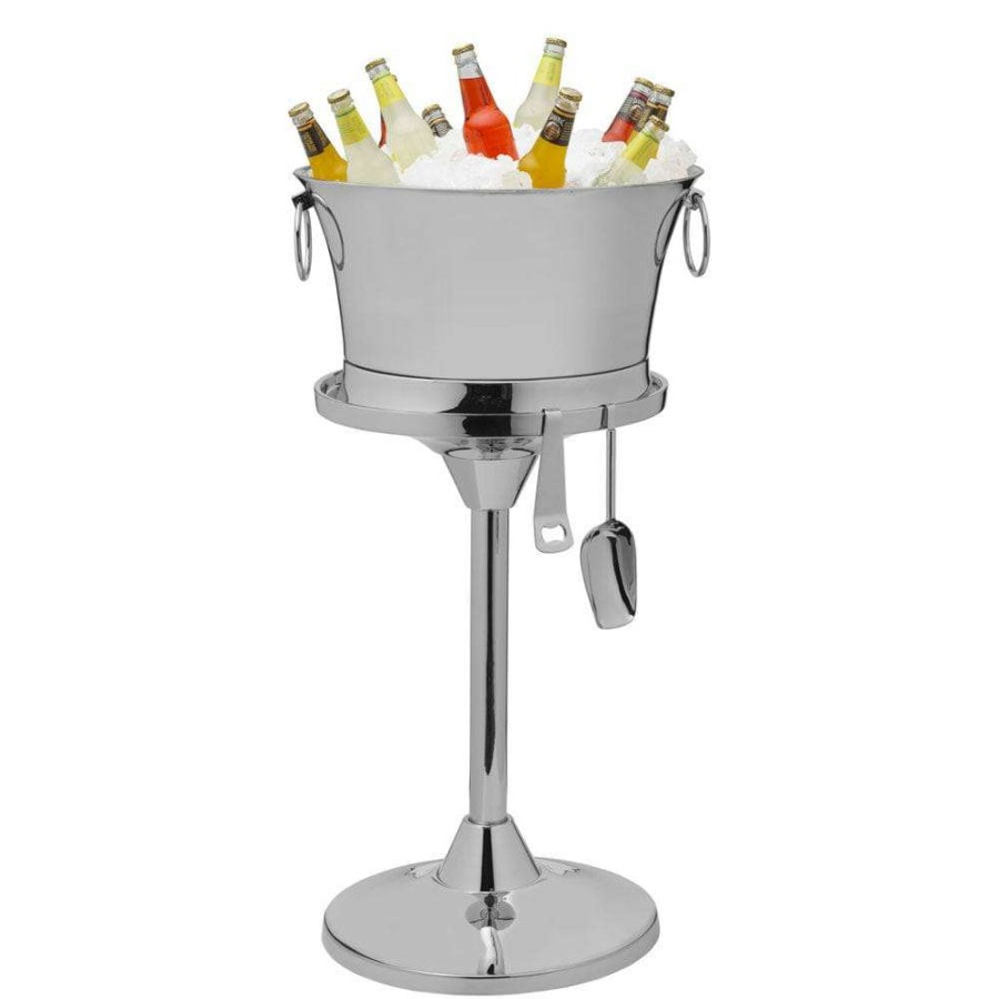 Beverage * | New Mikasa 30 Quart Double Wall Beverage Tub With Stand And Tools