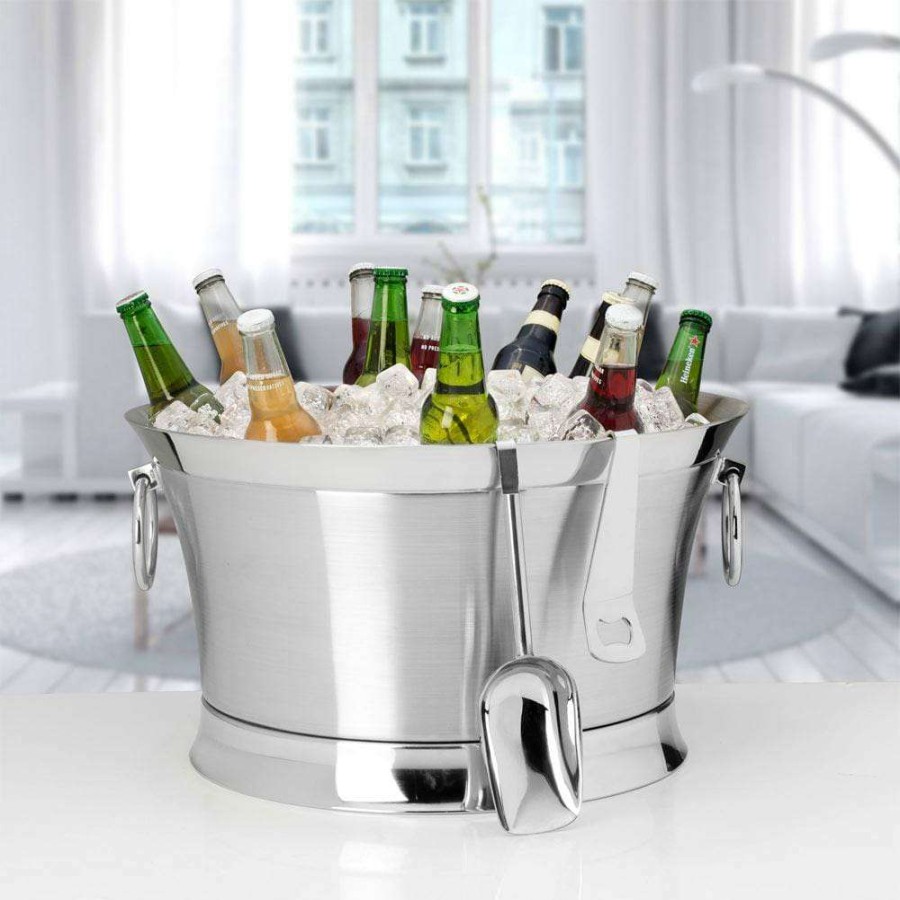 Beverage * | New Mikasa 30 Quart Double Wall Beverage Tub With Stand And Tools