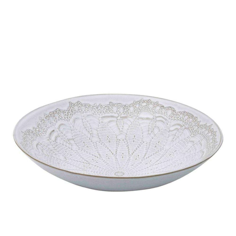 Bowls * | Coupon Mikasa Daniela White Vegetable Bowl