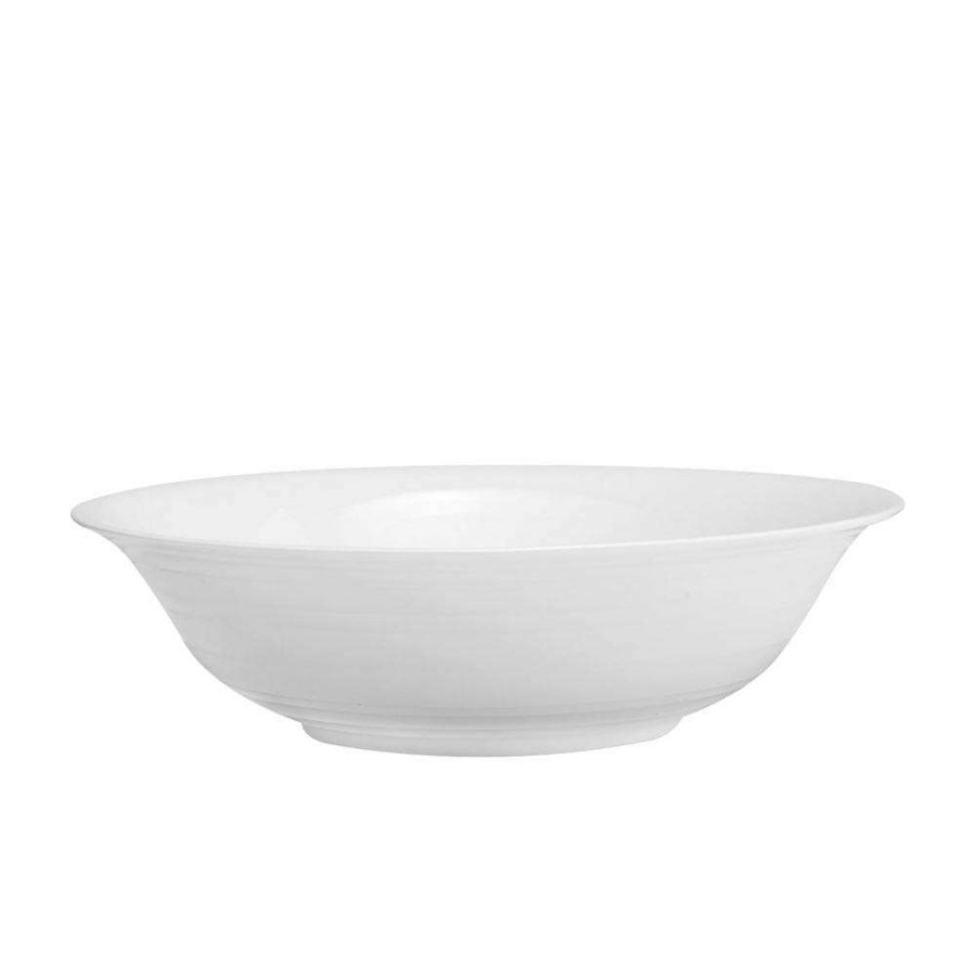 Bowls * | Outlet Mikasa Swirl Bone Vegetable Serve Bowl