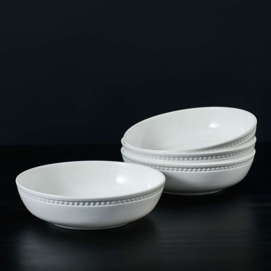 Bowls * | Cheap Mikasa Loria Set Of 4 Pasta Bowls