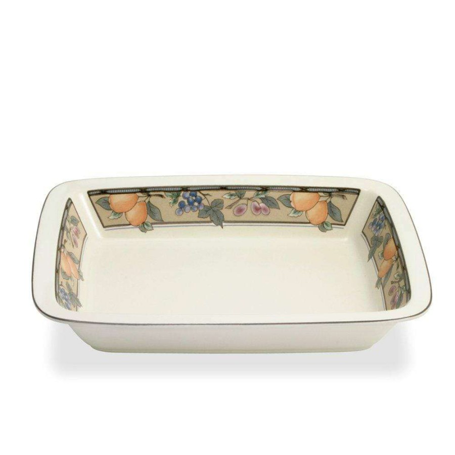 Accessories * | Outlet Mikasa Garden Harvest Lasagna Dish