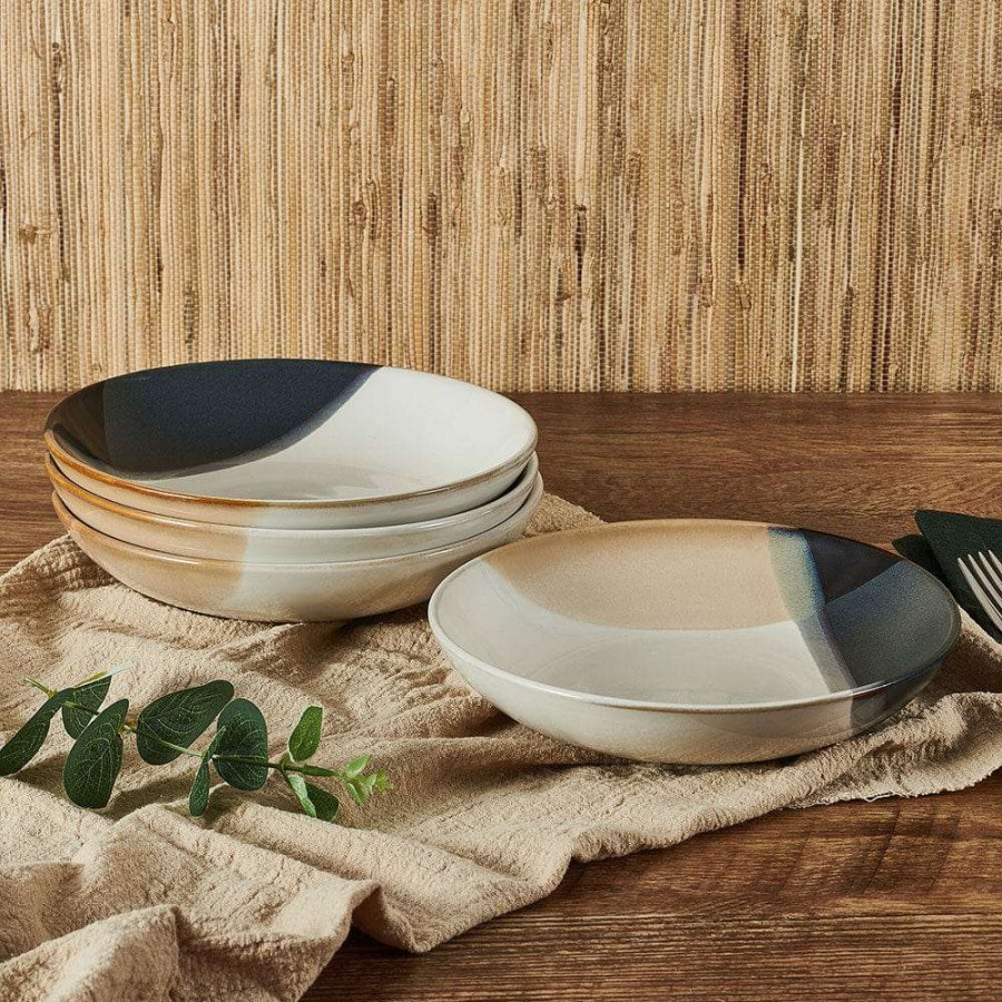 Bowls * | Outlet Gourmet Basics Caden Set Of 4 Pasta Bowls