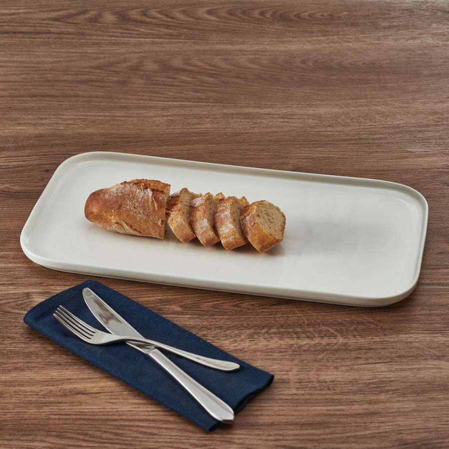 Platters And Trays * | New Mikasa Samantha Rectangular Platter