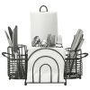 Entertaining * | Brand New Gourmet Basics Art Deco Hostess Buffet Storage Caddy