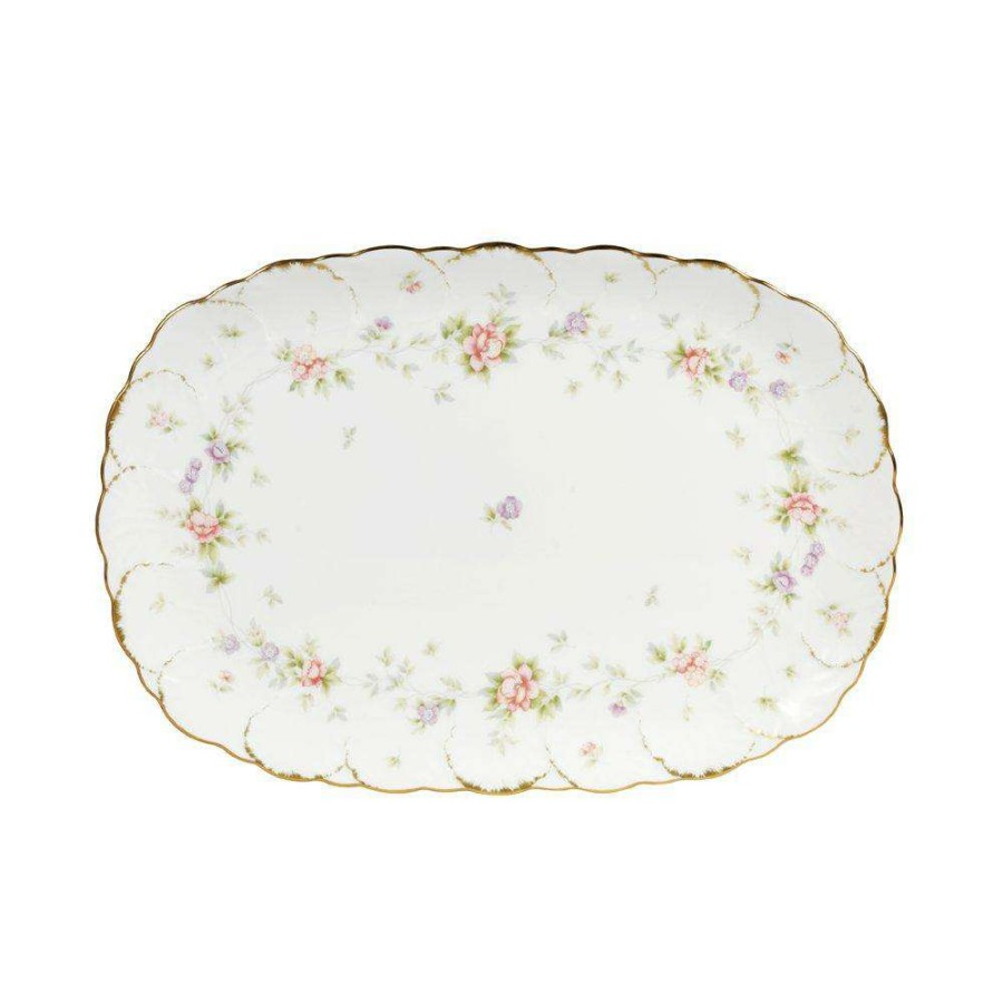 Accessories * | Best Deal Mikasa Endearment Oval Platter