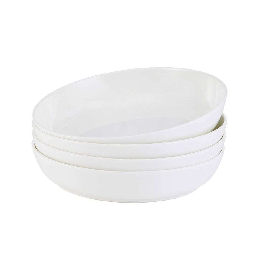 Bowls * | Brand New Mikasa Samantha Set Of 4 Pasta Bowls