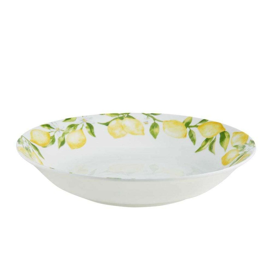 Bowls * | Top 10 Mikasa Lemons Serving Bowl, 10 Inch