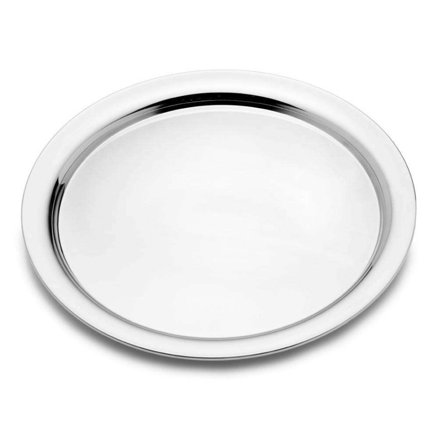 Platters And Trays * | New Empire Silver Medium Pewter Presentation Tray