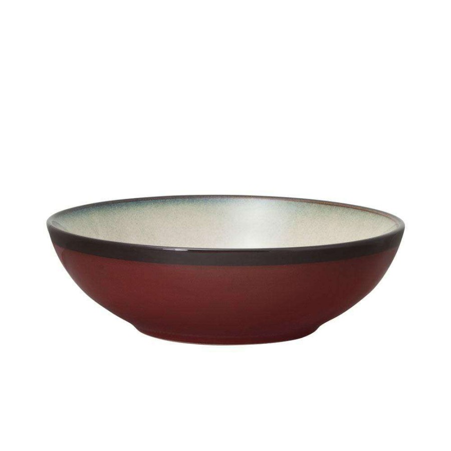 Bowls * | Deals Gourmet Basics Belmont Red Individual Pasta Bowl