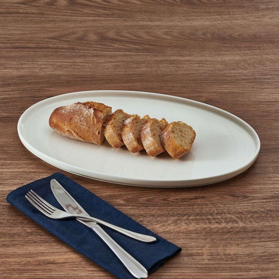 Platters And Trays * | Buy Mikasa Samantha Oval Platter