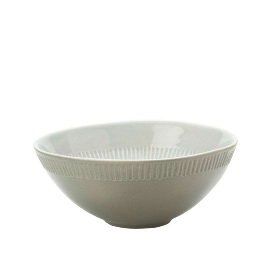 Bowls * | Coupon Mikasa Marbella Grey Small Vegetable Bowl