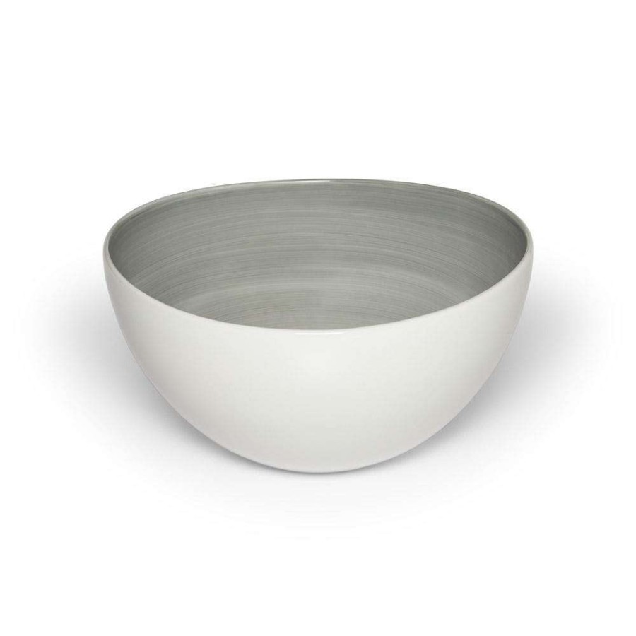 Bowls * | Buy Mikasa Savona Grey Vegetable Bowl