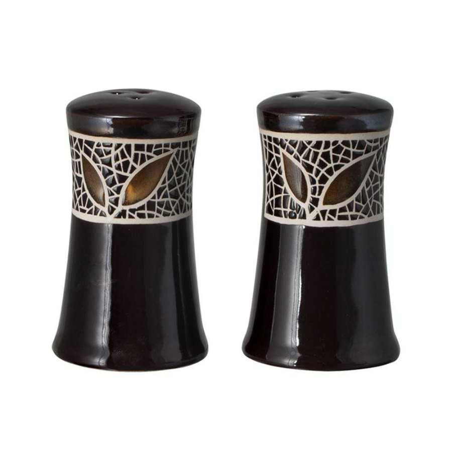 Accessories * | Best Pirce Gourmet Basics Alexandria Salt And Pepper Set