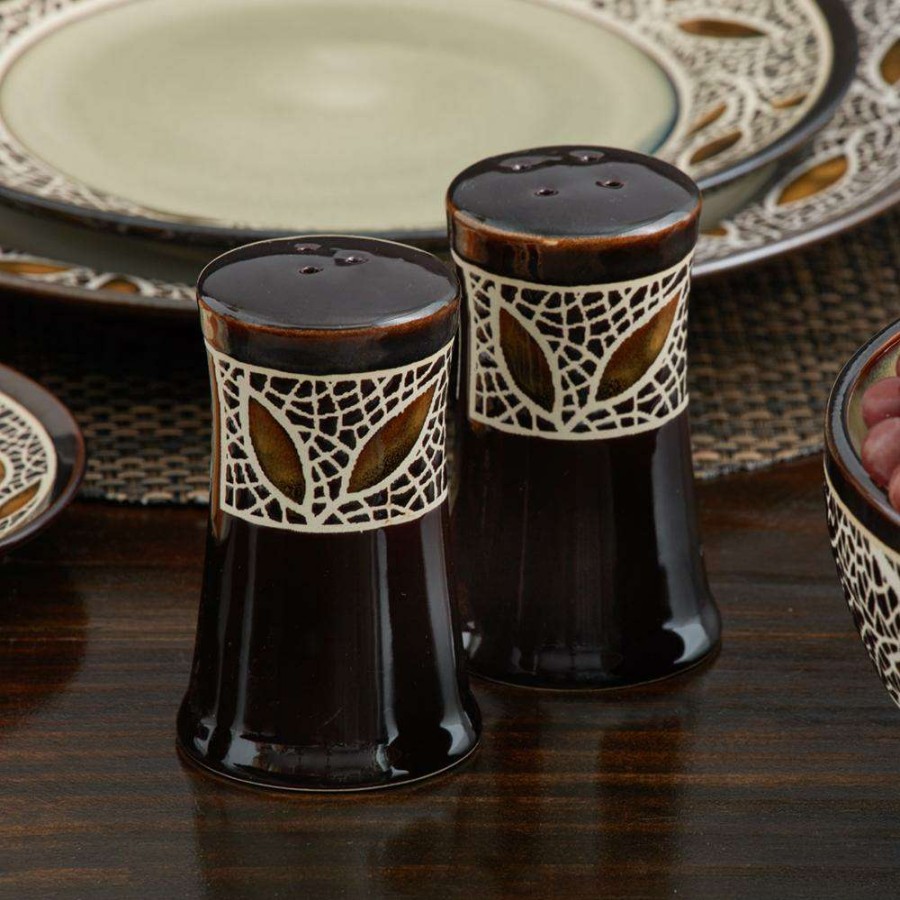 Accessories * | Best Pirce Gourmet Basics Alexandria Salt And Pepper Set